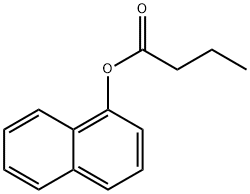 1-NAPHTHYL BUTYRATE Structural