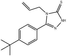 4-ALLYL-5-(4-TERT-BUTYLPHENYL)-4H-1,2,4-TRIAZOLE-3-THIOL Structural