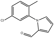 1-(5-CHLORO-2-METHYLPHENYL)-1H-PYRROLE-2-CARBOXALDEHYDE Structural