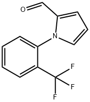 1-[2-(TRIFLUOROMETHYL)PHENYL]-1H-PYRROLE-2-CARBALDEHYDE Structural