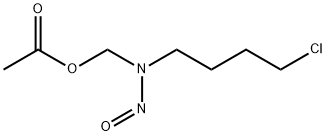 N-NITROSO-N-(ACETOXYMETHYL)-4-CHLOROBUTYLAMINE Structural