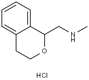 Isochroman-1-ylmethyl-methyl-amine hydrochloride Structural