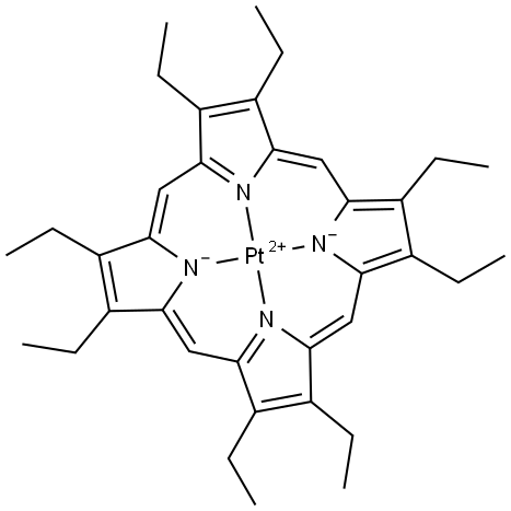 PtOEP,  Platinum(II)  2,3,7,8,12,13,17,18-octaethyl-21H,23H-porphyrin,PT(II) OCTAETHYLPORPHINE(PTOEP)2,3,7,8,12,13,17,18-OCTAETHYL-21H,23H-PORPHINE PLATINUM(II)