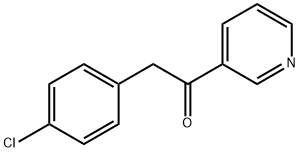 2-(4-CHLOROPHENYL)-1-(PYRIDIN-3-YL)ETHANONE Structural