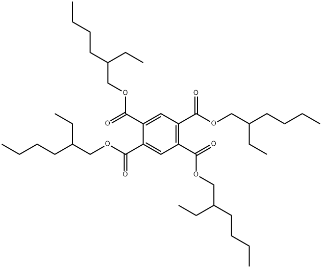 tetrakis(2-ethylhexyl) benzene-1,2,4,5-tetracarboxylate Structural