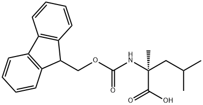 Fmoc-α-methyl-L-Leucine Structural