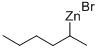 1-METHYLPENTYLZINC BROMIDE Structural