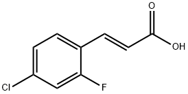 4-chloro-2-fluorocinnamic acid, predominantly trans,4-CHLORO-2-FLUOROCINNAMIC ACID