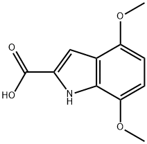 4,7-DIMETHOXY-1H-INDOLE-2-CARBOXYLIC ACID Structural