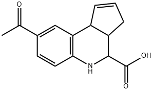 8-ACETYL-3A,4,5,9B-TETRAHYDRO-3 H-CYCLOPENTA[ C ]QUINOLINE-4-CARBOXYLIC ACID