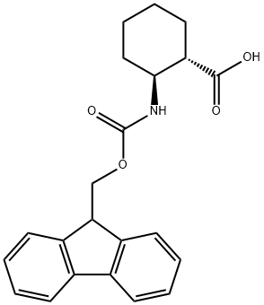 (1S,2S)-FMOC-2-AMINOCYCLOHEXANE CARBOXYLIC ACID Structural