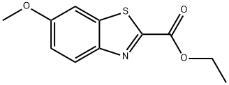 6-METHOXY-2-BENZOTHIAZOLECARBOXYLIC ACID ETHYL ESTER Structural