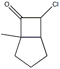 Bicyclo[3.2.0]heptan-6-one,  7-chloro-5-methyl-,  exo-  (8CI) Structural