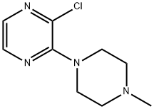 1-(3-CHLORO-2-PYRAZINYL)-4-METHYLPIPERAZINE Structural