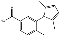 3-(2,5-dimethyl-1H-pyrrol-1-yl)-4-methylbenzoic acid Structural