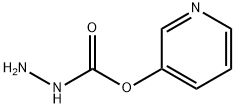 Hydrazinecarboxylic acid, 3-pyridinyl ester (9CI) Structural