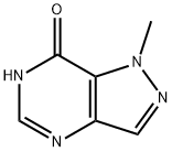 7H-Pyrazolo[4,3-d]pyrimidin-7-one, 1,4-dihydro-1-methyl- (9CI) Structural