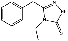 5-BENZYL-4-ETHYL-4H-1,2,4-TRIAZOLE-3-THIOL Structural