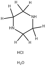 PIPERAZINE-2,2,3,3,5,5,6,6-D8 DIHYDROCHLORIDE Structural