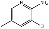 2-AMINO-3-CHLORO-5-METHYLPYRIDINE Structural