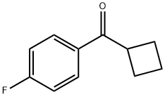 CYCLOBUTYL-4-FLUOROPHENYL KETONE Structural