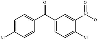 4,4'-DICHLORO-3-NITROBENZOPHENONE Structural