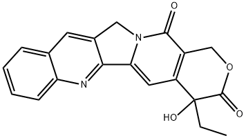 4-ETHYL-4-HYDROXY-3,4,12,14-TETRAHYDRO-1H-PYRANO[3'4':6,7]INDOLIZINO[1,2-B]QUINOLINE-3,14-DIONE Structural