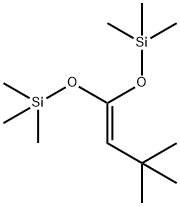 1,1-BIS(TRIMETHYLSILYLOXY)-3,3-DIMETHYL-1-BUTENE Structural