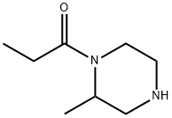 Piperazine, 2-methyl-1-(1-oxopropyl)- (9CI) Structural