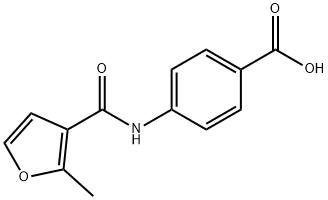 4-[(2-methyl-3-furoyl)amino]benzoic acid Structural