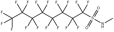 heptadecafluoro-N-methyloctanesulphonamide Structural