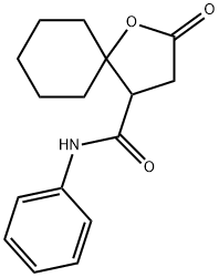 2-Oxo-N-phenyl-1-oxaspiro(4.5)decane-4-carboxamide