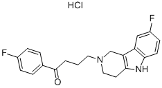 4'-FLUORO-4-(8-FLUORO-1,3,4,5-TETRAHYDRO-2H-PYRIDOó4,3-B]INDOL-2-YL)BUTYROPHENONEHCL,99% Structural