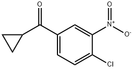 4-CHLORO-3-NITROPHENYL CYCLOPROPYL KETONE Structural