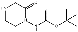 Carbamic acid, (2-oxo-1-piperazinyl)-, 1,1-dimethylethyl ester (9CI) Structural