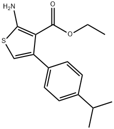 2-AMINO-4-(4-ISOPROPYL-PHENYL)-THIOPHENE-3-CARBOXYLIC ACID ETHYL ESTER