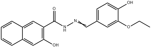 N'-(3-ethoxy-4-hydroxybenzylidene)-3-hydroxy-2-naphthohydrazide