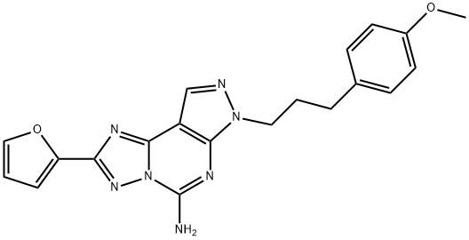 2-(2-FURANYL)-7-[3-(4-METHOXYPHENYL)PROPYL]-7H-PYRAZOLO[4,3-E][1,2,4]TRIAZOLO[1,5-C]PYRIMIDIN-5-AMINE