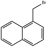 1-(Bromomethyl)naphthalene Structural