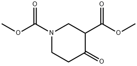 dimethyl 4-oxopiperidine-1,3-dicarboxylate  Structural