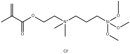 2-METHACRYLOXYETHYLDIMETHYL(3-TRIMETHOXYSILYLPROPYL)AMMONIUM CHLORIDE Structural