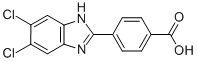 5,6-DICHLORO-2-(4-CARBOXYPHENYL)BENZIMIDAZOLE