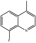 Quinoline, 8-fluoro-4-Methyl- Structural
