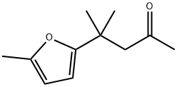 4-methyl-4-(5-methyl-2-furyl)pentan-2-one Structural