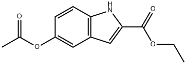 ETHYL 5-ACETOXYINDOLE-2-CARBOXYLATE Structural