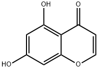 5,7-dihydroxychromone Structural