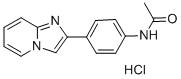 2-(p-Acetamidophenyl)imidazo(1,2-a)pyridineHCl Structural