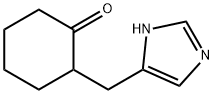 Cyclohexanone,  2-(1H-imidazol-4-ylmethyl)-  (9CI) Structural