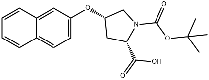 (2S,4S)-1-(TERT-BUTOXYCARBONYL)-4-(2-NAPHTHYLOXY)-2-PYRROLIDINECARBOXYLIC ACID