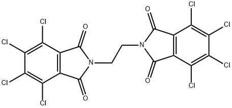 N,N'-ethylenebis(3,4,5,6-tetrachlorophthalimide) Structural